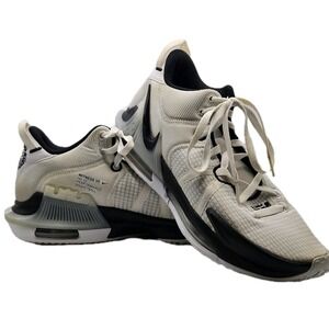 Nike LeBron Witness 7 TB White Black Basketball Shoes DZ3299-100 Men's Size 10.5